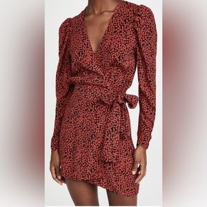 Free people kinsley wrap dress size 2